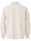 Square Fringe Trucker Jacket Ivory - IFELSE - BALAAN 3