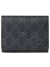 Women's GG Detail Half Wallet Black - GUCCI - BALAAN 2