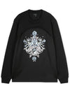 Men's Jewelry Print Black Sweatshirt 7315 651 001 - GIVENCHY - BALAAN 3