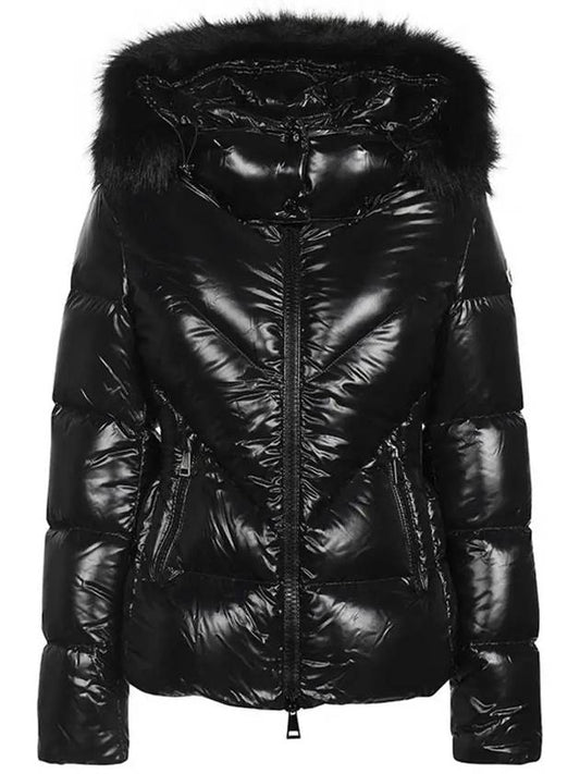 CELAC fur hood padded jacket 1A000 50 68950 999 - MONCLER - BALAAN 1