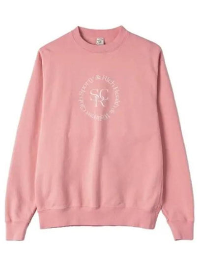 Logo Print Sweatshirt Pink - SPORTY & RICH - BALAAN 2