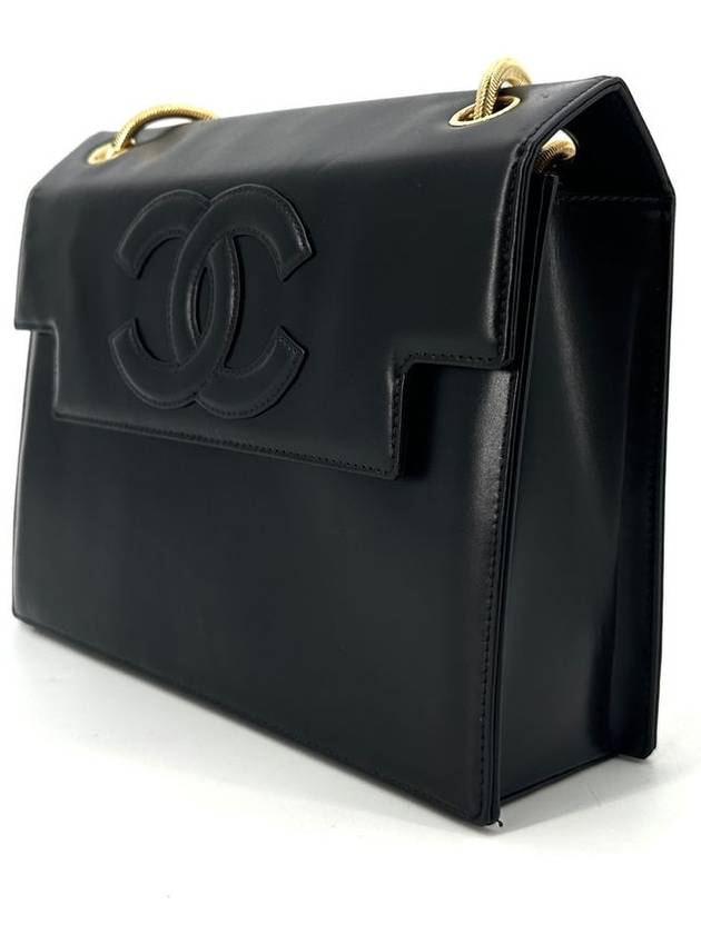 Brushed CC logo gold chain shoulder bag - CHANEL - BALAAN 3