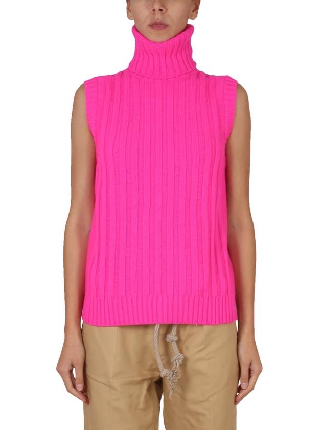 SLEEVELESS TURTLENECK SWEATER - JEJIA - BALAAN 1