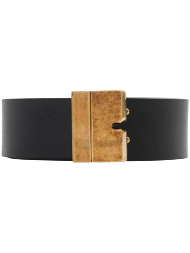 engraved logo reversible leather belt - BURBERRY - BALAAN 1