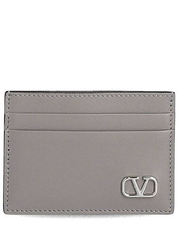 V Logo 4Y2P0T83 LMV G09 Card Wallet - VALENTINO - BALAAN 1