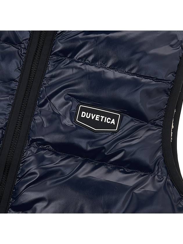 Algorab Logo Reversible Vest Navy - DUVETICA - BALAAN 9