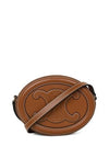 Oval Purse Smooth Calfskin Cross Bag Brown - CELINE - BALAAN 2