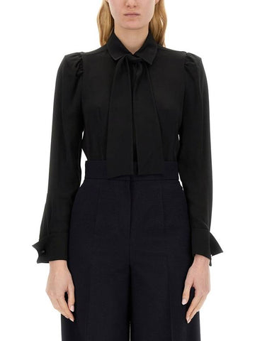 SHIRT WITH BOW - MAX MARA - BALAAN 1