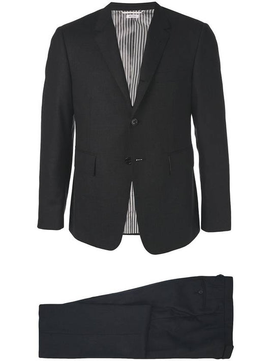 Men's Signature Classic Wool Suit Black - THOM BROWNE - BALAAN 1