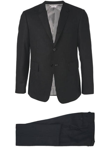 Men's Signature Classic Wool Suit Black - THOM BROWNE - BALAAN 1