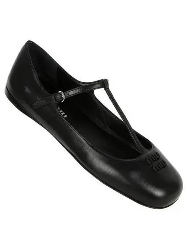 MIU leather ballerina shoes 270529 - MIU MIU - BALAAN 1