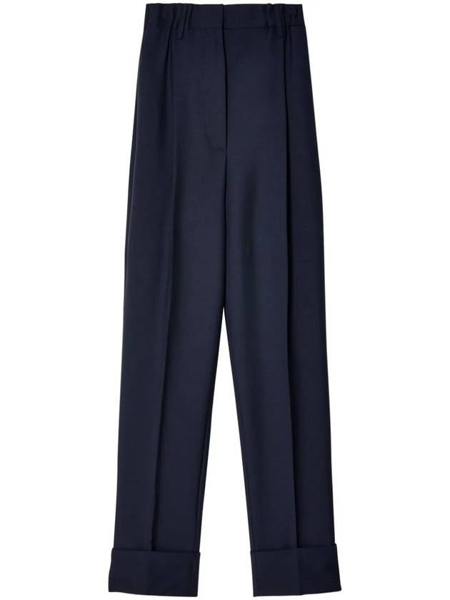 Light mohair straight pants navy - PRADA - BALAAN 2