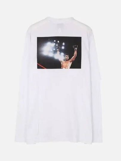 Graphic Print Long Sleeve T-Shirt White - MARCELO BURLON - BALAAN 2