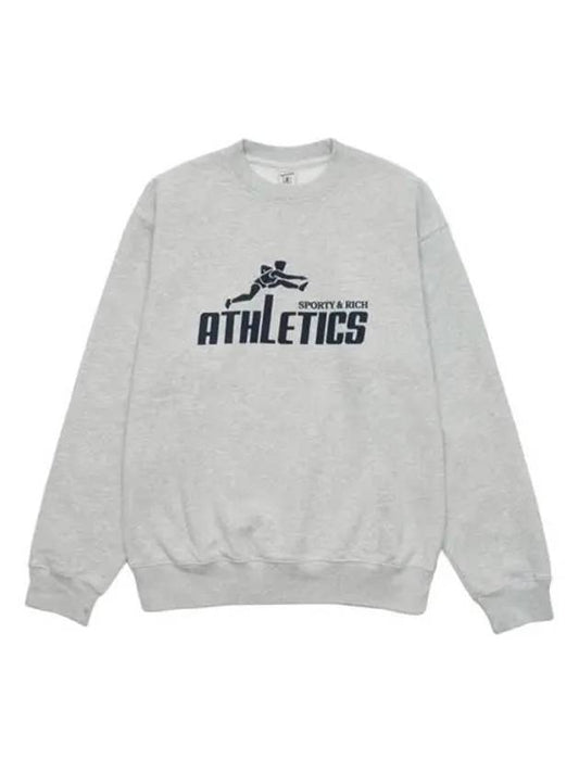 Athletic Sweatshirt Gray - SPORTY & RICH - BALAAN 2