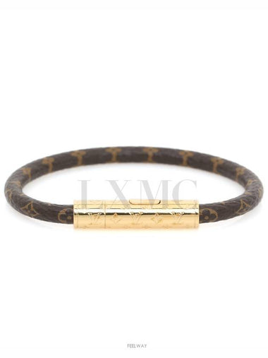 Monogram Gold Plated M6334F LV Confidential Bracelet No 17 - LOUIS VUITTON - BALAAN 1