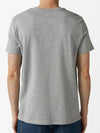 Black VPC Logo Short Sleeve T-Shirt Light Grey - A.P.C. - BALAAN 4