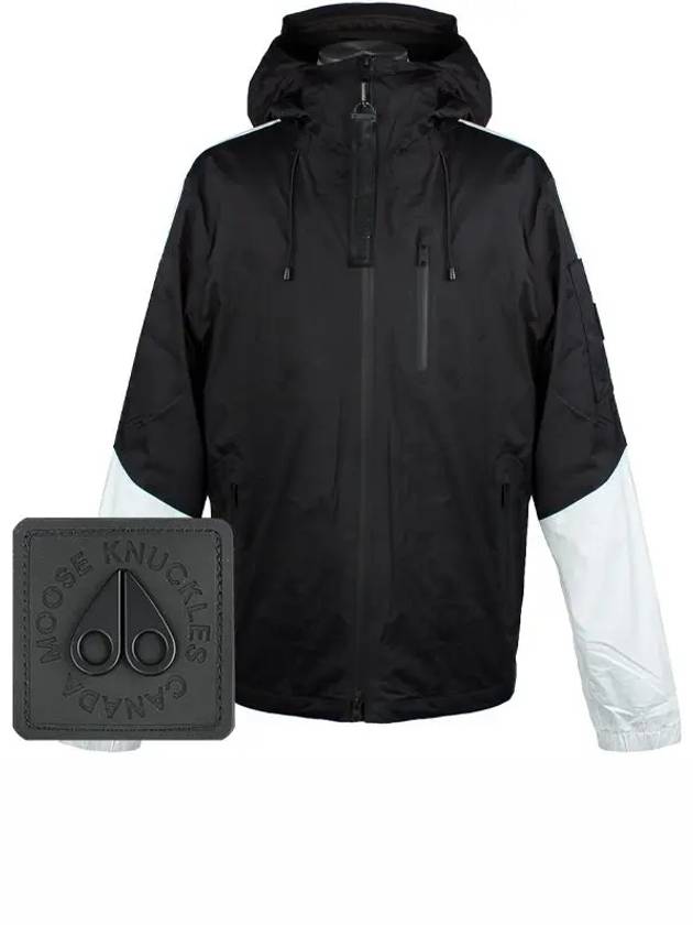 Jensen Rain Jacket Black - MOOSE KNUCKLES - BALAAN 2