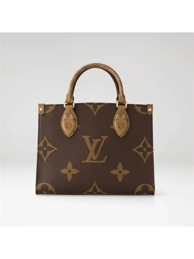 Women's OnTheGo PM Monogram Tote Bag Brown - LOUIS VUITTON - BALAAN 3