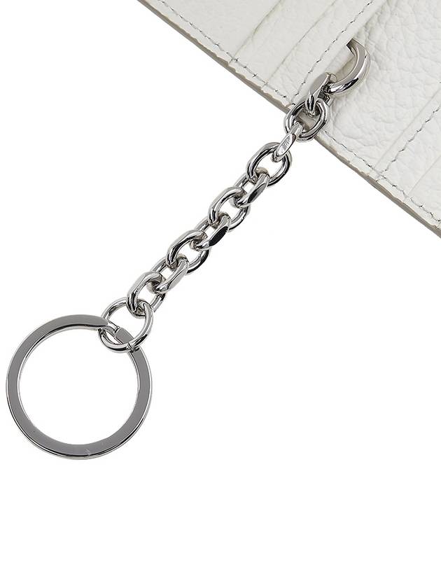 Stitch Grain Keyring Card Wallet White - MAISON MARGIELA - BALAAN 8