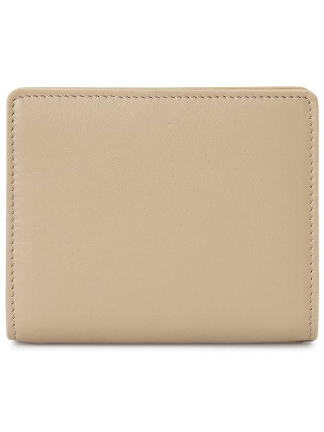 Sense Soft Leather Half Wallet Beige - CHLOE - BALAAN 3