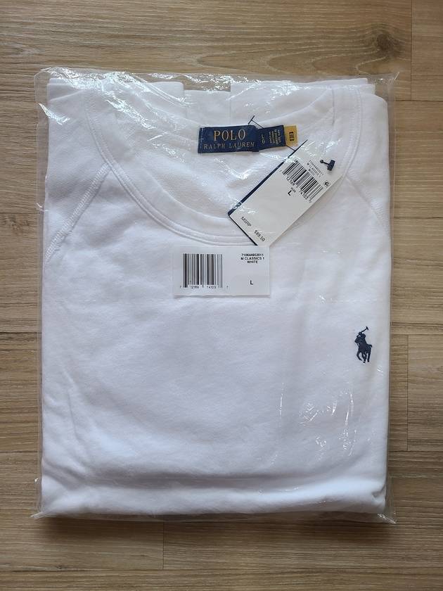 Men's Pony Logo Crew Neck Sweatshirt White - POLO RALPH LAUREN - BALAAN 3