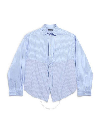 Balenciaga Ladies Cut Up Shirt Oversized Cotton Shirt, Brand Size 36 (US Size 2) - BALENCIAGA - BALAAN 1