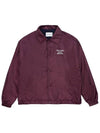 Drold Monsieur Men s LE VESTE POLAIRE Slogan Collar Jacket Burgundy CJT158 PA010 BX - DROLE DE MONSIEUR - BALAAN 1