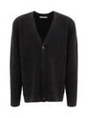 Wool blend cardigan B60222USED BLACK - ACNE STUDIOS - BALAAN 1