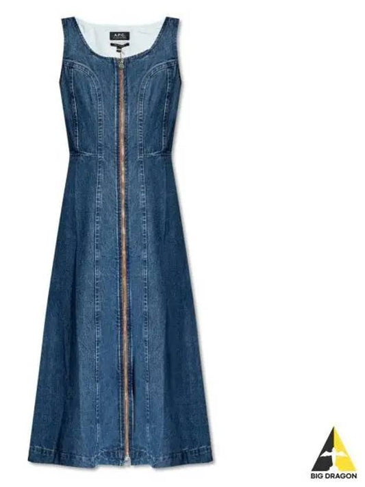 Ally Long Dress Stonewash Indigo - A.P.C. - BALAAN 2