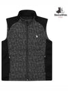 Camo print lightweight down vest 1000GDVABLACK - BLACK&WHITE - BALAAN 1