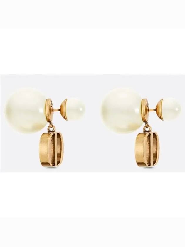 Tribales Pearl Antique Earrings Gold - DIOR - BALAAN 3