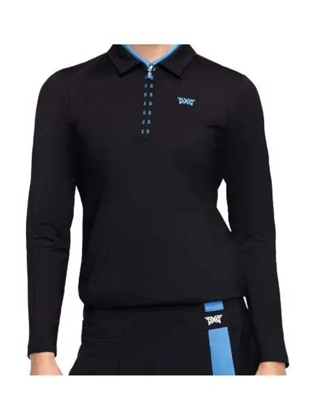 24 Long Sleeve Logo Tape Polo WF23ATP2 47 Women - PXG - BALAAN 1