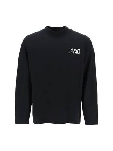 T shirt logo print long sleeve black - MAISON MARGIELA - BALAAN 1