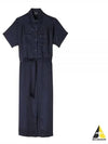 New Drew Midi Dress Navy - A.P.C. - BALAAN 2