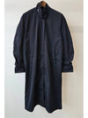 Oversized brushed long safari jacket HM2772 black WOMENS S M - ADIDAS - BALAAN 6