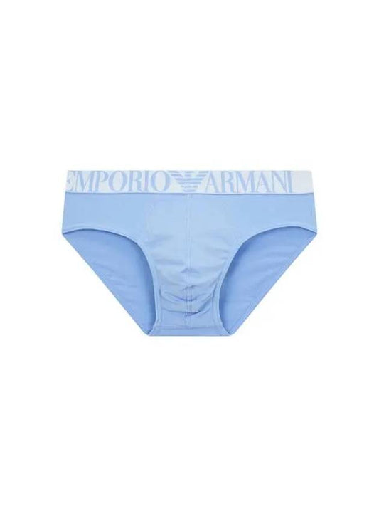 UNDERWEAR Men s Jacquard Logo Band Briefs Sky Blue - EMPORIO ARMANI - BALAAN 1