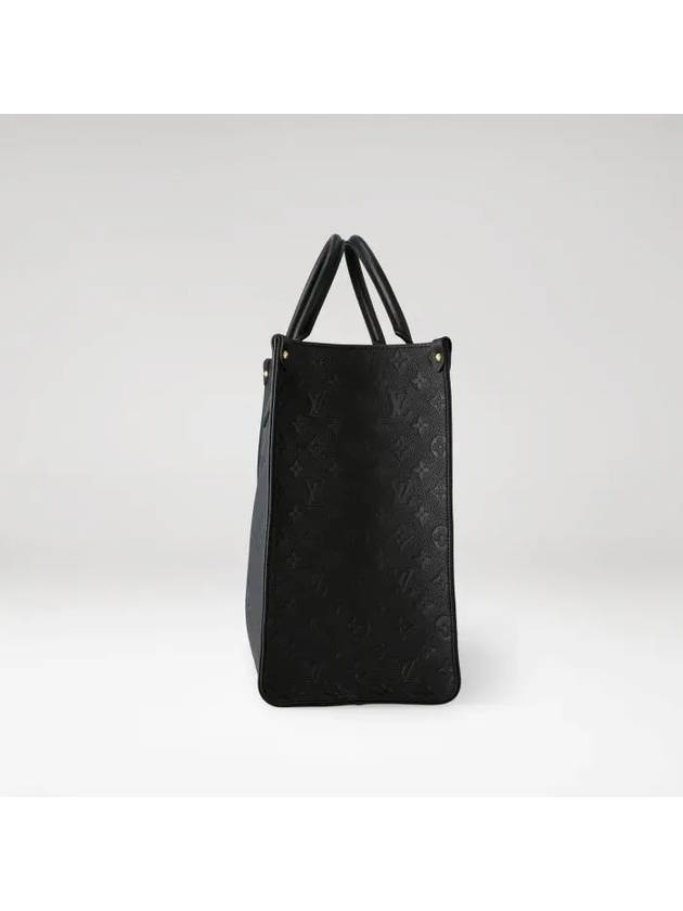 OnTheGo Monogram Empreinte Leather Tote Bag Black - LOUIS VUITTON - BALAAN 3