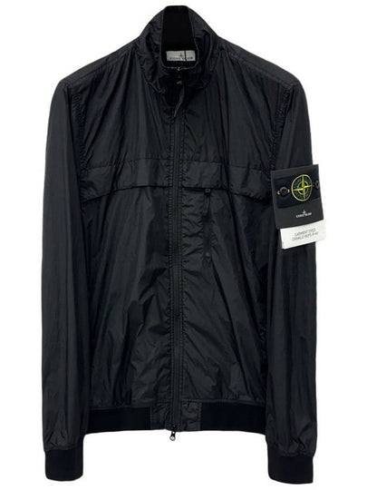 Garment Dyed Crinkle Reps R Nylon Jacket Black - STONE ISLAND - BALAAN 2