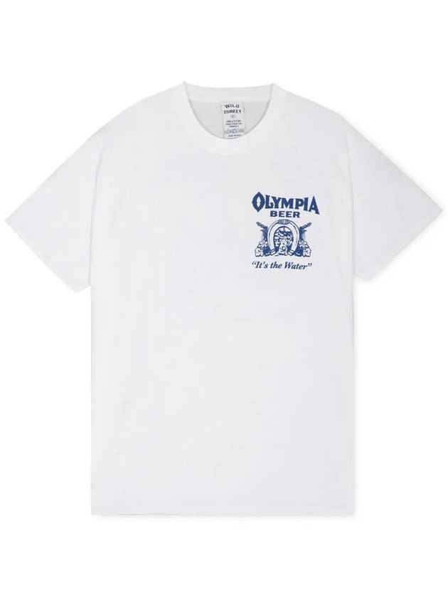 Wild Donkey Men s Graphic Printing White Short Sleeve T Shirt OLYMPIA - WILD DONKEY - BALAAN 3