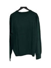 Fox Head Patch Classic Round Neck Knit Top Deep Green - MAISON KITSUNE - BALAAN 5