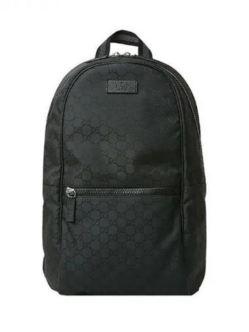 Micro GG Shima Nylon Backpack Black 4 39151002 1053352 - GUCCI - BALAAN 1