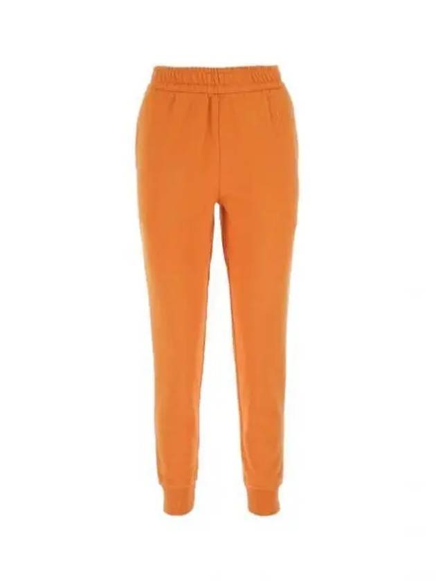 Logo Patch Cotton Track Pants Orange - BURBERRY - BALAAN 2