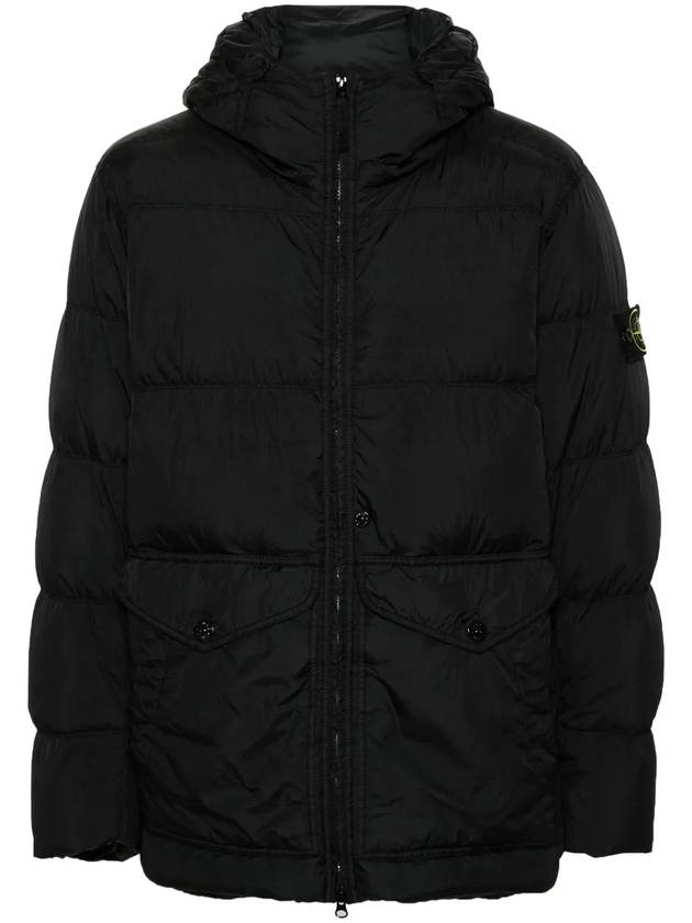 Crinkle Reps Re-Nylon Down Padding Black - STONE ISLAND - BALAAN 2