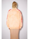 Heart Print Tie Dye Sweatshirt Orange - ACNE STUDIOS - BALAAN 4