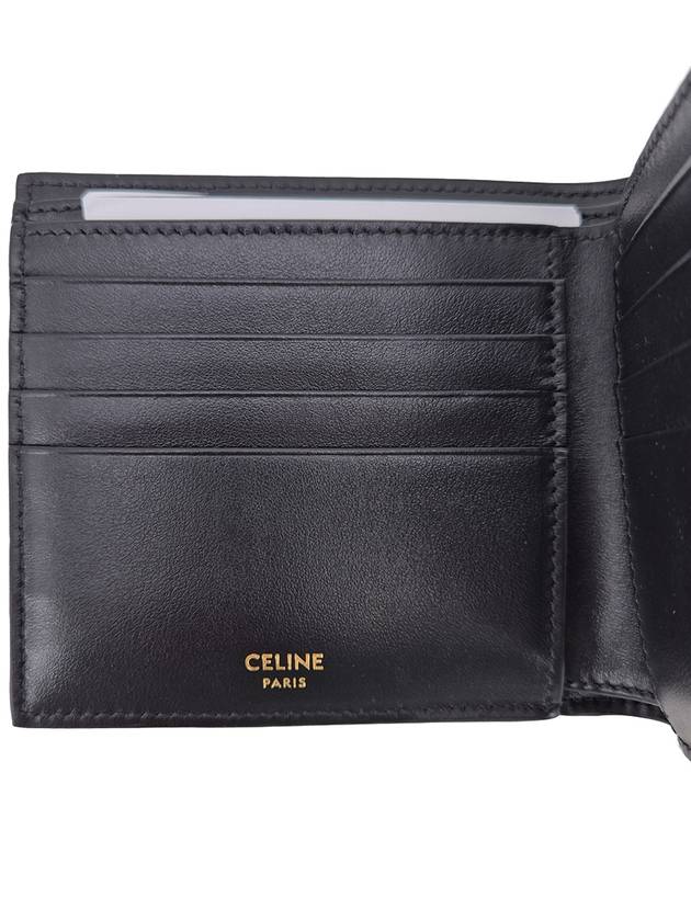 Logo Triomphe Bilford Half Wallet Black - CELINE - BALAAN 8