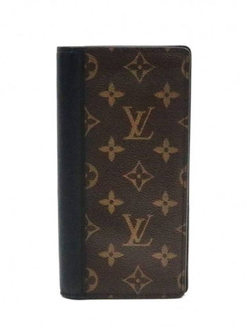 Women s Louis Vuitton M93800 Monogram Canvas Macassar Brazza Wallet Long gt Gangbuk used luxury goods - LOUIS VUITTON - BALAAN 1