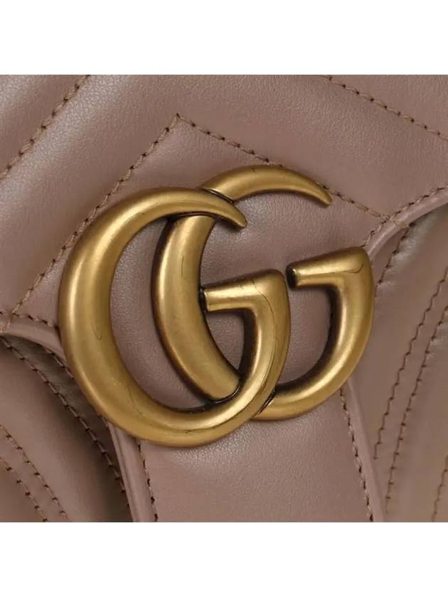 GG Marmont Matelasse Small Shoulder Bag Pink - GUCCI - BALAAN 8