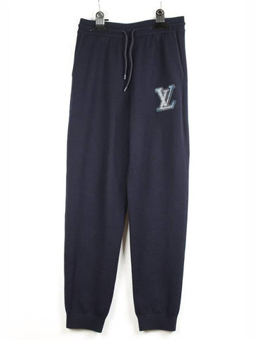 Wool and leather jogger pants M - LOUIS VUITTON - BALAAN 1