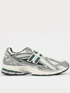 1906R Low Top Sneakers Silver Metallic Green - NEW BALANCE - BALAAN 2