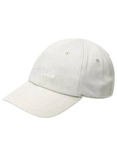 Brushed heavy cotton jersey panel ball cap - STONE ISLAND - BALAAN 1